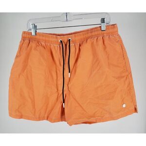 Massimo Dutti Swim Shorts‎ Swimsuit Size L Made In Morocco Drawstring Lined